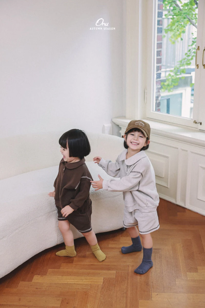 Onu - Korean Baby Fashion - #babyootd - Cinnamon Sand Pants - 4