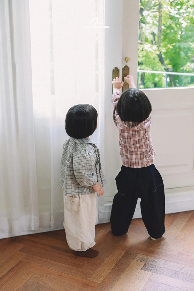 Onu - Korean Baby Fashion - #babyoutfit - Round Pleated Pants - 3