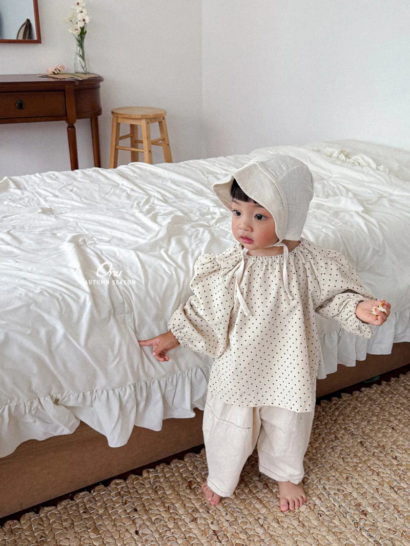 Onu - Korean Baby Fashion - #babyoutfit - Wide Pants - 11