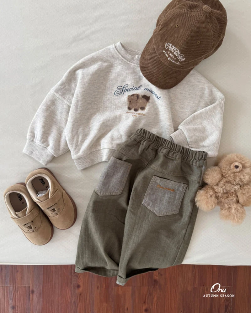 Onu - Korean Baby Fashion - #babyoutfit - Stitch Denim Pants - 10