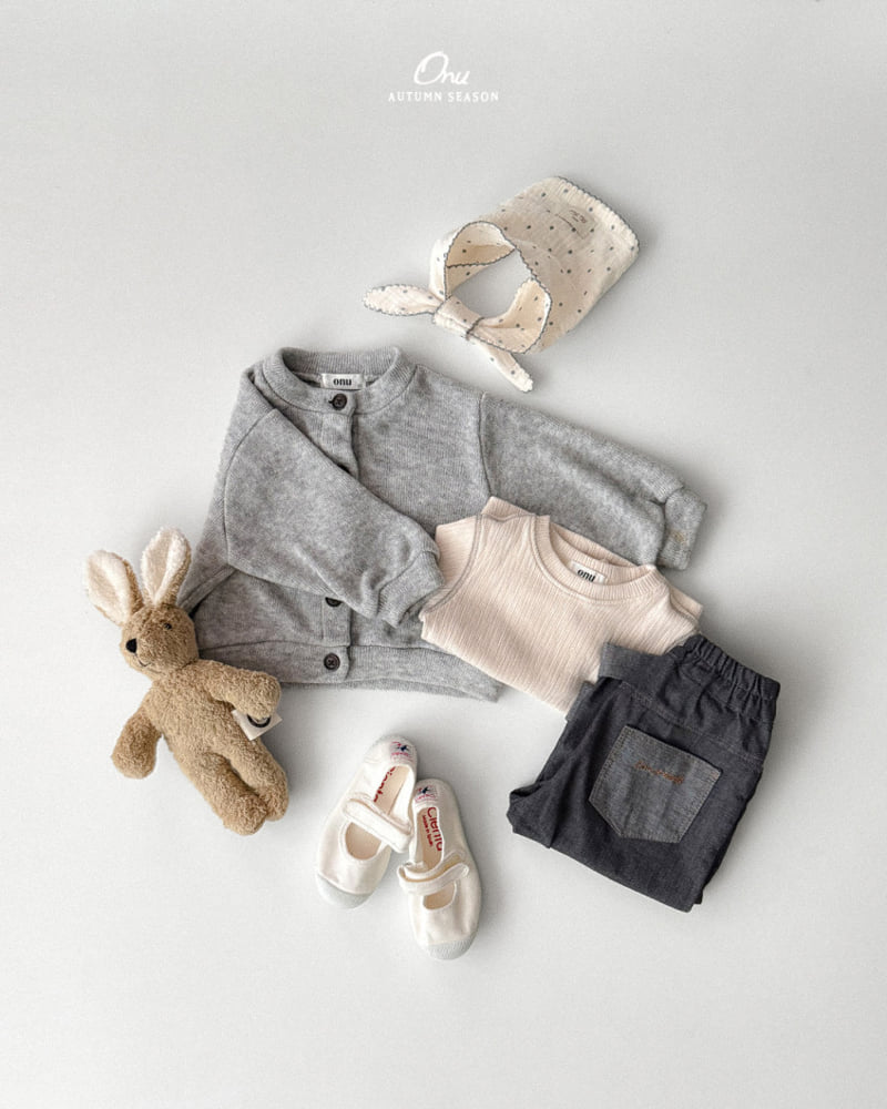 Onu - Korean Baby Fashion - #onlinebabyboutique - Rib Spandex Tee - 10