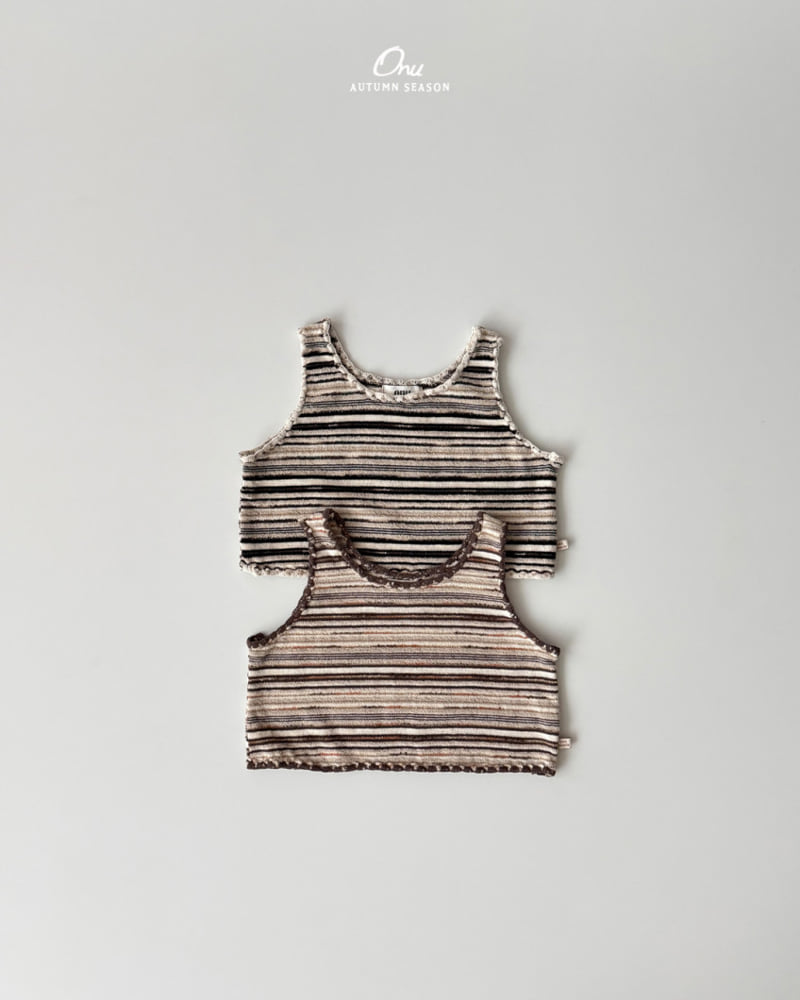 Onu - Korean Baby Fashion - #onlinebabyboutique - Knit Vest