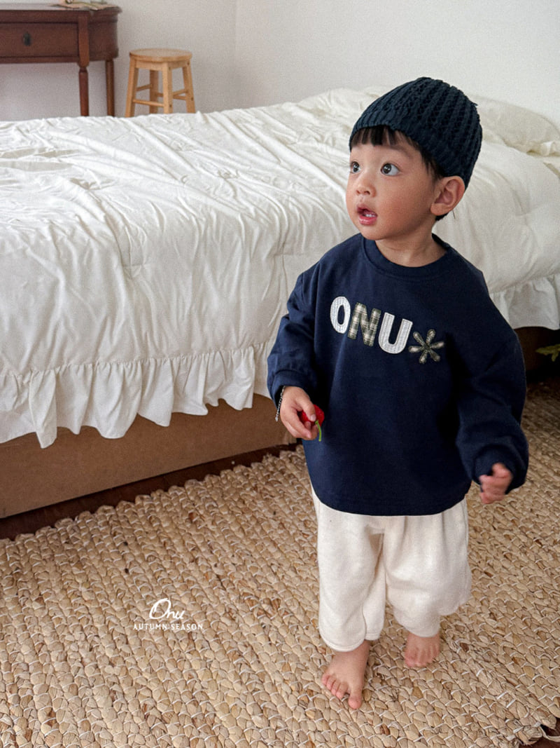 Onu - Korean Baby Fashion - #onlinebabyboutique - Cushion Terry Pants - 3