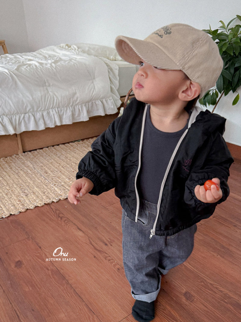 Onu - Korean Baby Fashion - #onlinebabyboutique - Stitch Denim Pants - 12