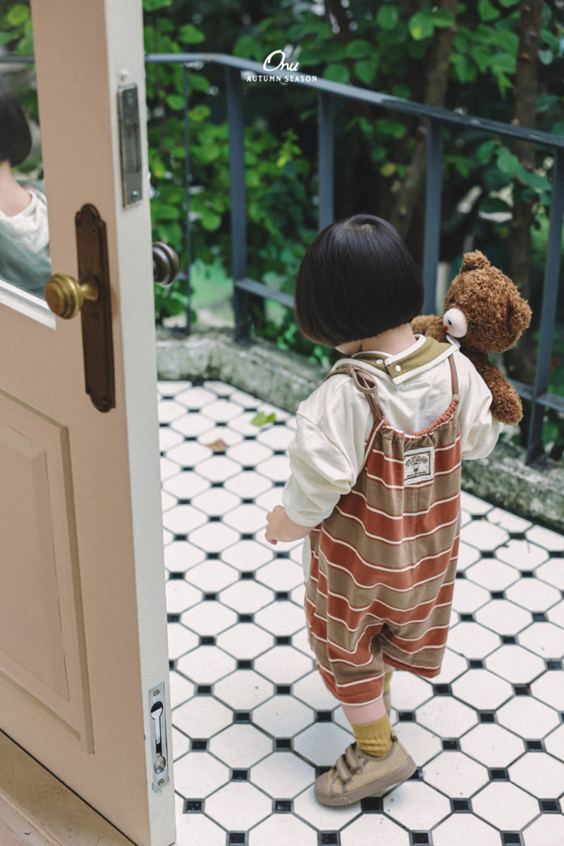 Onu - Korean Baby Fashion - #onlinebabyboutique - String Overalls - 9