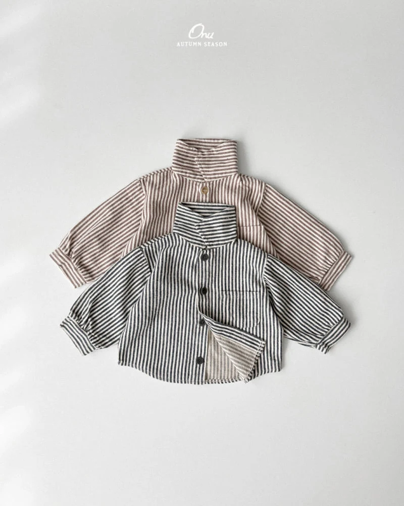 Onu - Korean Baby Fashion - #onlinebabyshop - Bread Shirt