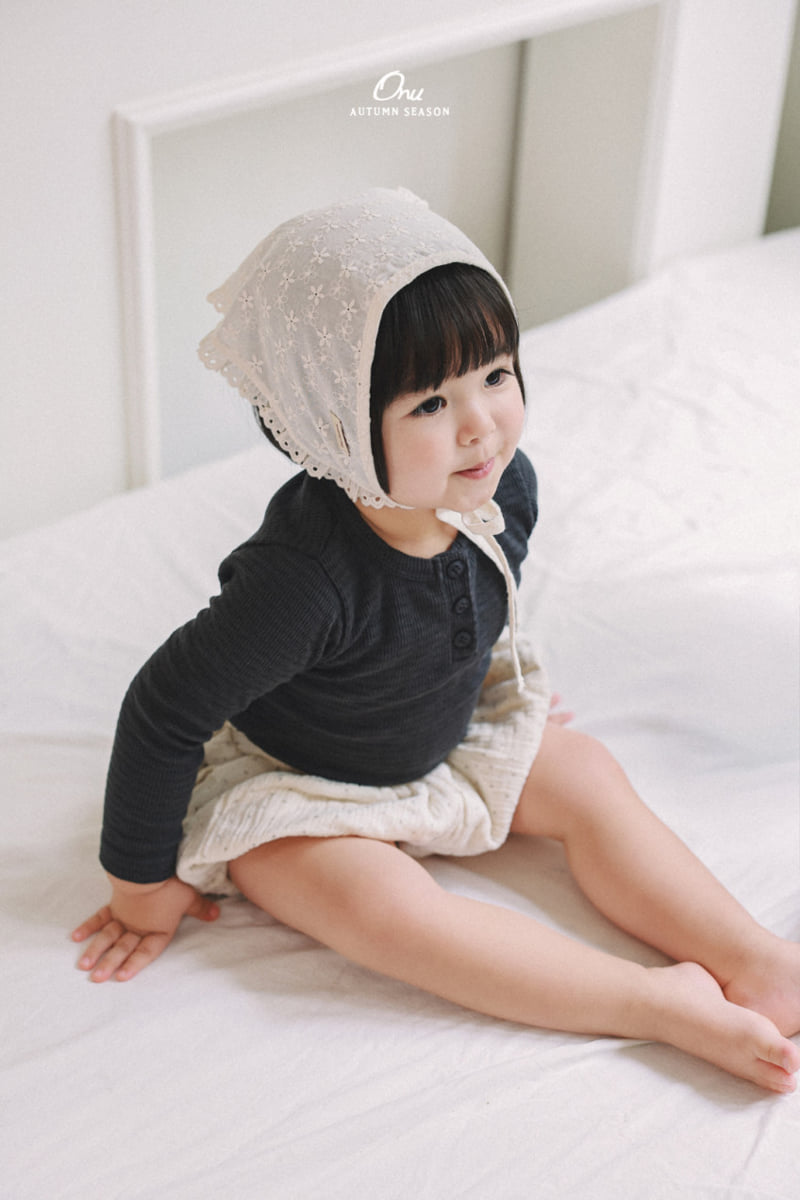 Onu - Korean Baby Fashion - #smilingbaby - Cracker Button Tee - 3