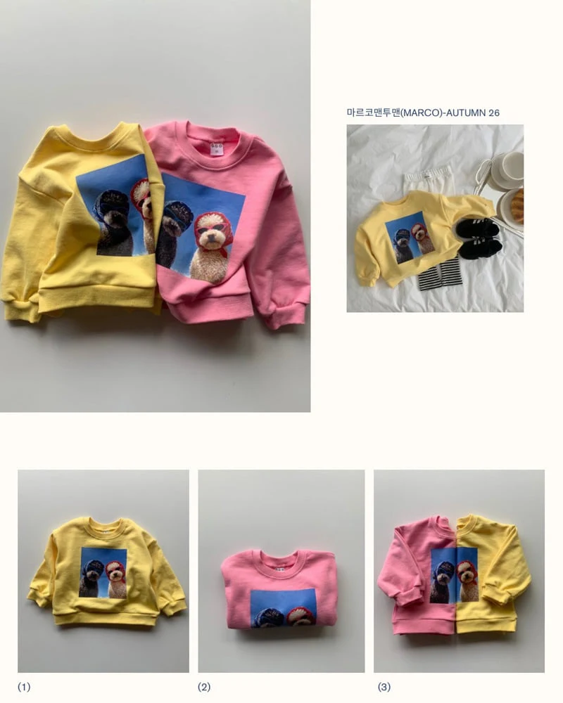 Ooo - Korean Children Fashion - #prettylittlegirls - Marco Sweatshirt - 2