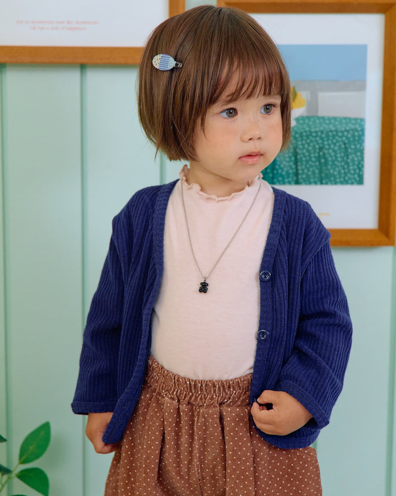 Oott Bebe - Korean Baby Fashion - #babyboutique - Haribo Ribbed Cardigan - 11