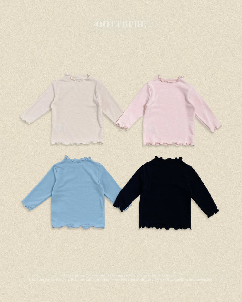 Oott Bebe - Korean Baby Fashion - #babyboutique - Pastel Wave Tee