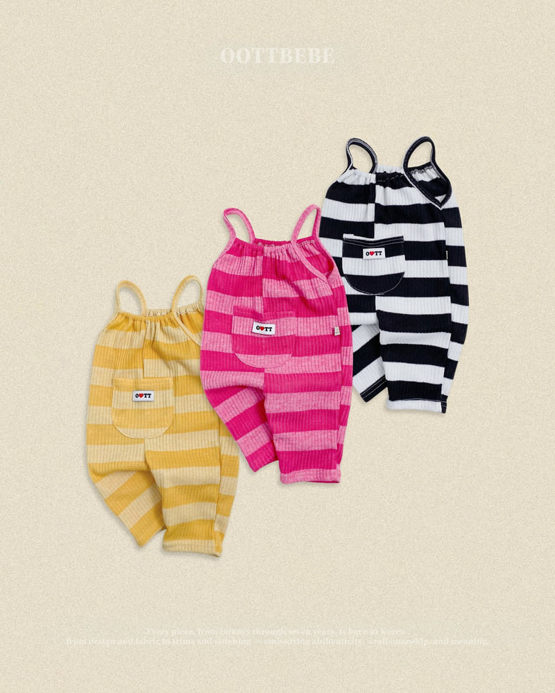 Oott Bebe - Korean Baby Fashion - #babyboutiqueclothing - Pippi Overalls
