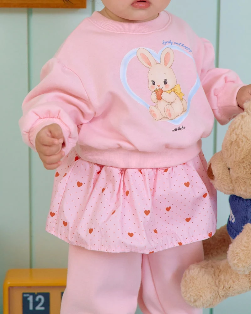Oott Bebe - Korean Baby Fashion - #babyboutiqueclothing - Cute Rabbit Set - 11