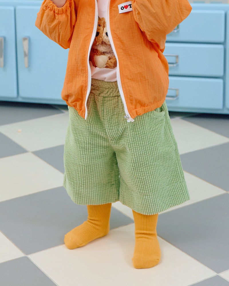 Oott Bebe - Korean Baby Fashion - #babyboutiqueclothing - Big Corduroy Pants - 5