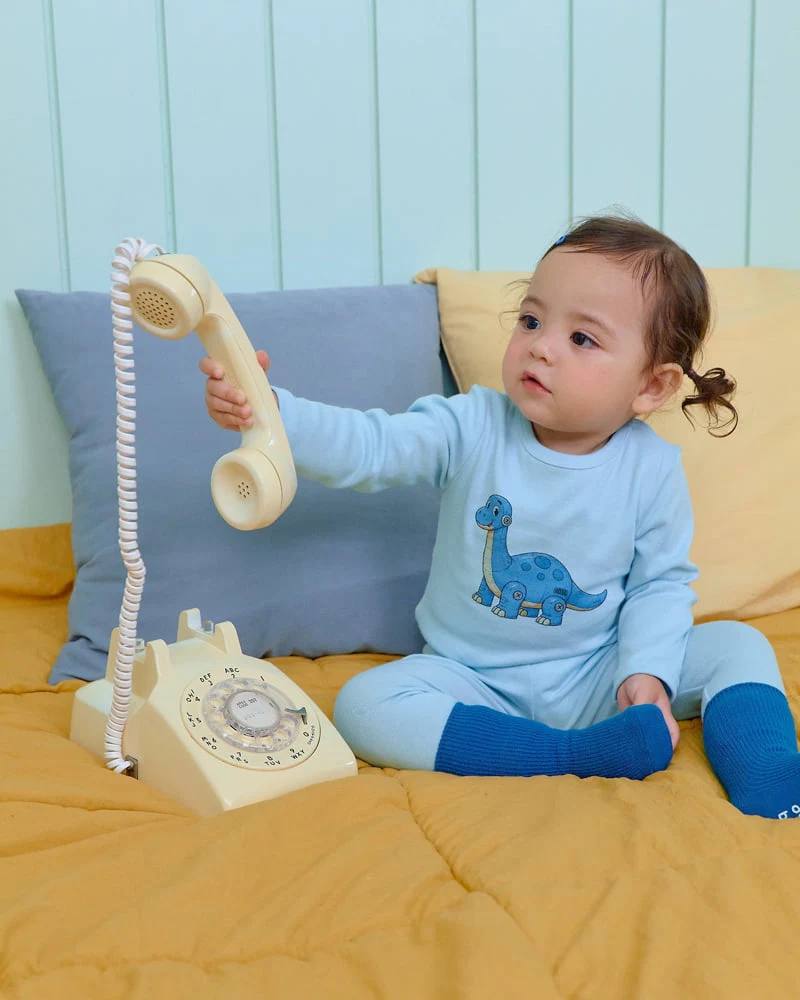 Oott Bebe - Korean Baby Fashion - #babyclothing - Robot Dino Easywear - 7