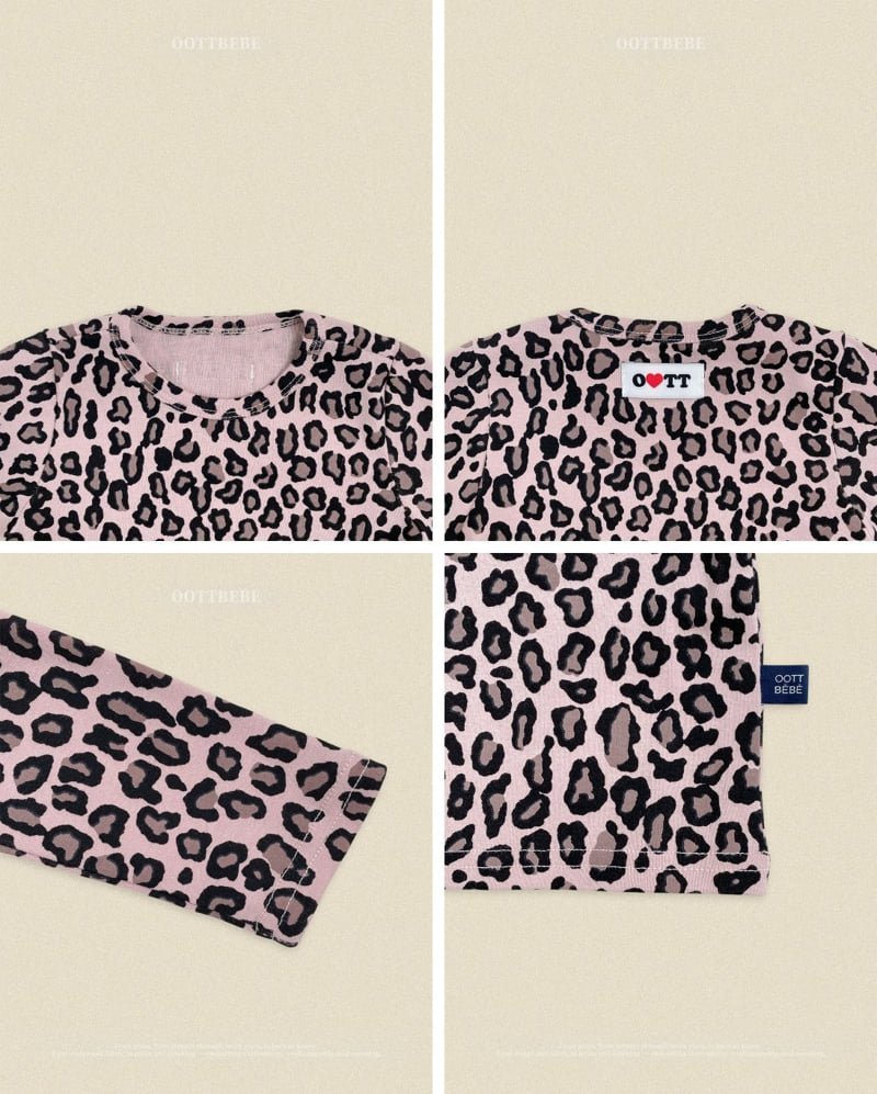 Oott Bebe - Korean Baby Fashion - #babyclothing - Little Leopard Easywear - 3
