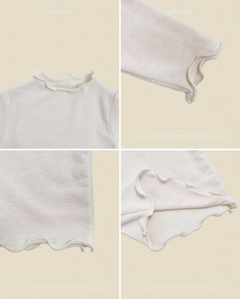 Oott Bebe - Korean Baby Fashion - #babyclothing - Pastel Wave Tee - 3
