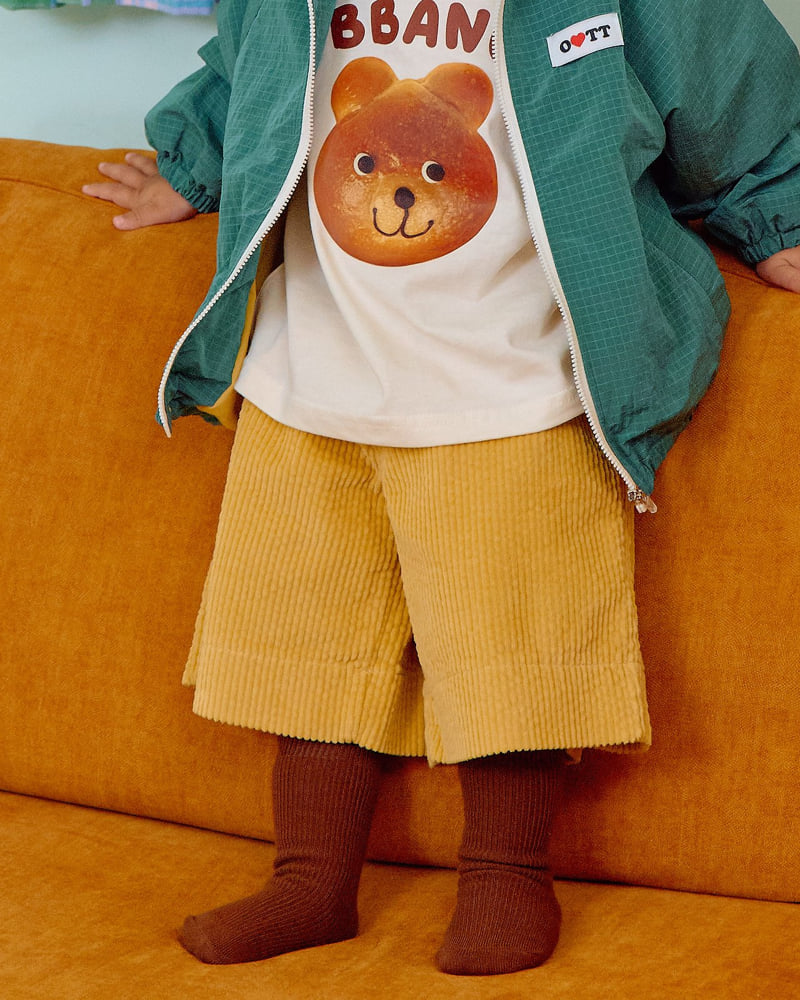 Oott Bebe - Korean Baby Fashion - #babyclothing - Big Corduroy Pants - 6