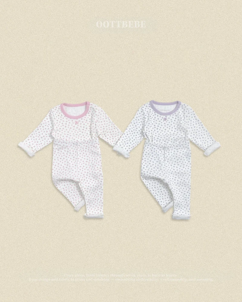 Oott Bebe - Korean Baby Fashion - #babyclothing - Coco Flower Easywear