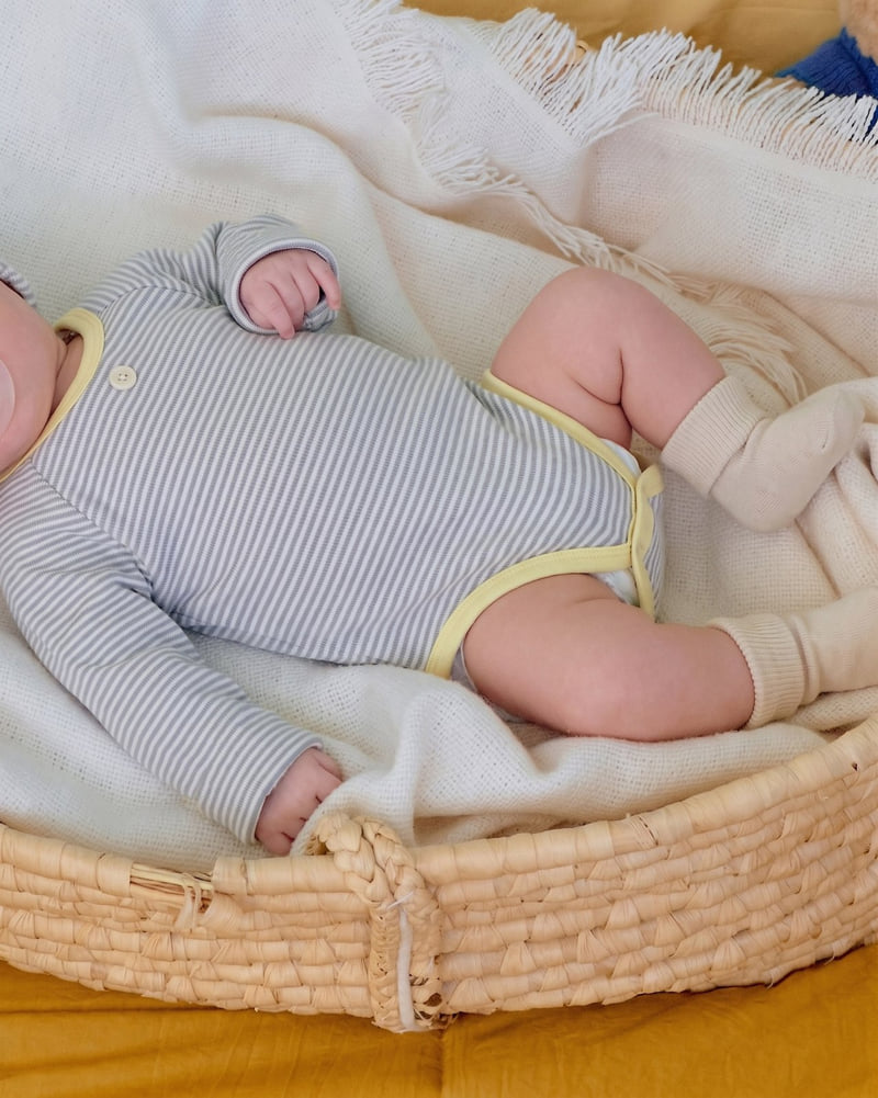 Oott Bebe - Korean Baby Fashion - #babyclothing - Vanilla Latte Bodysuit (Bebe) - 12