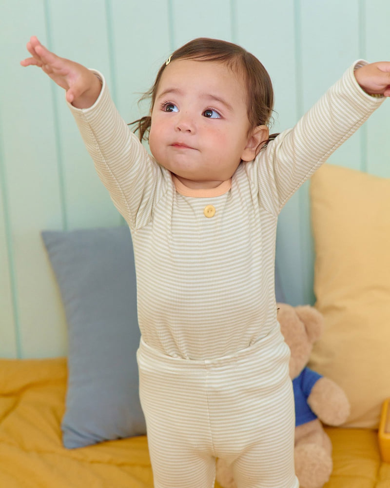 Oott Bebe - Korean Baby Fashion - #babyclothing - Vanilla Latte Easywear - 11