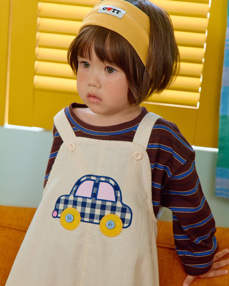 Oott Bebe - Korean Baby Fashion - #babyfashion - Vroom Denim Overalls - 9