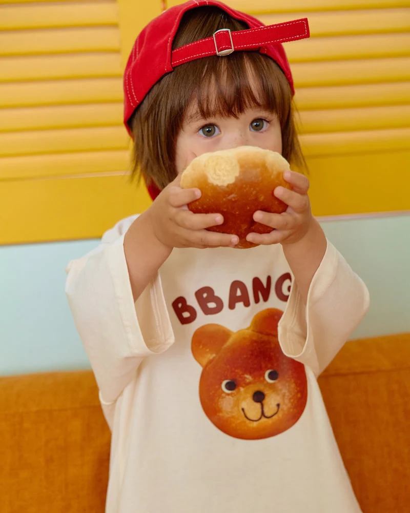 Oott Bebe - Korean Baby Fashion - #babyfashion - Bread Raglan Tee (Kids) - 8