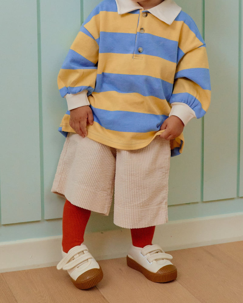 Oott Bebe - Korean Baby Fashion - #babyfashion - Big Corduroy Pants - 7