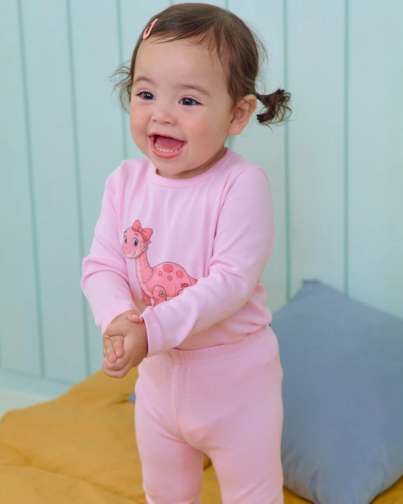 Oott Bebe - Korean Baby Fashion - #babyfever - Robot Dino Easywear - 9