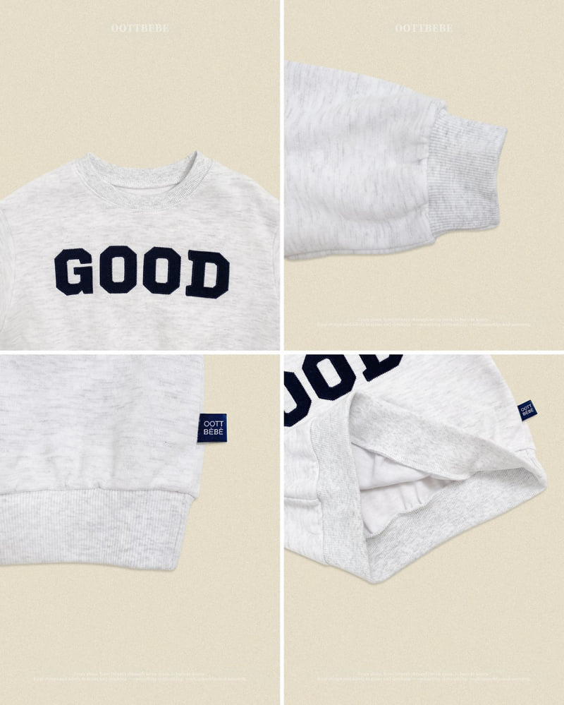 Oott Bebe - Korean Baby Fashion - #babyfever - GOOD Sweatshirt (Kids) - 3