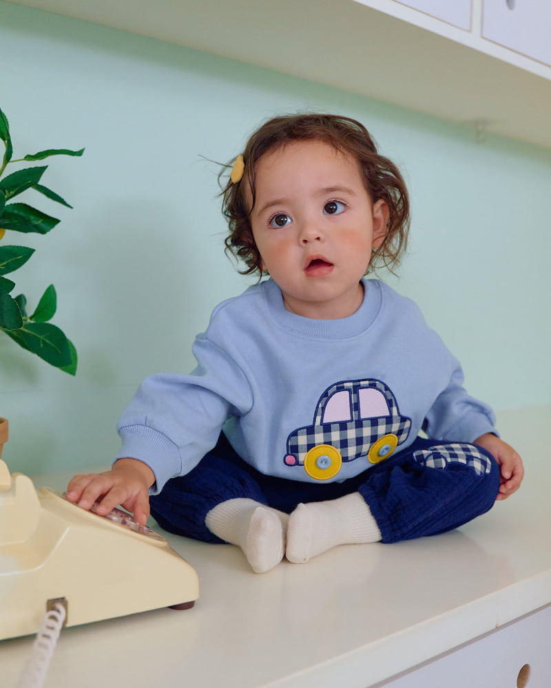 Oott Bebe - Korean Baby Fashion - #babyfever - Vroom Sweatshirt - 9