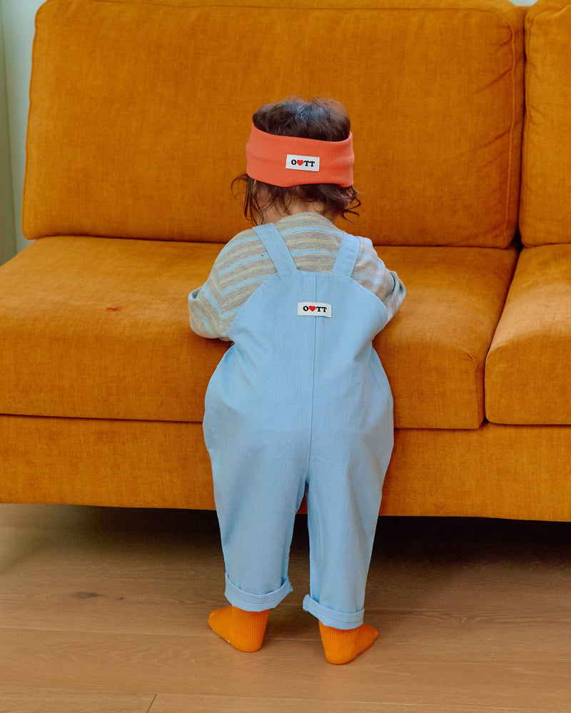 Oott Bebe - Korean Baby Fashion - #babygirlfashion - Vroom Denim Overalls - 11