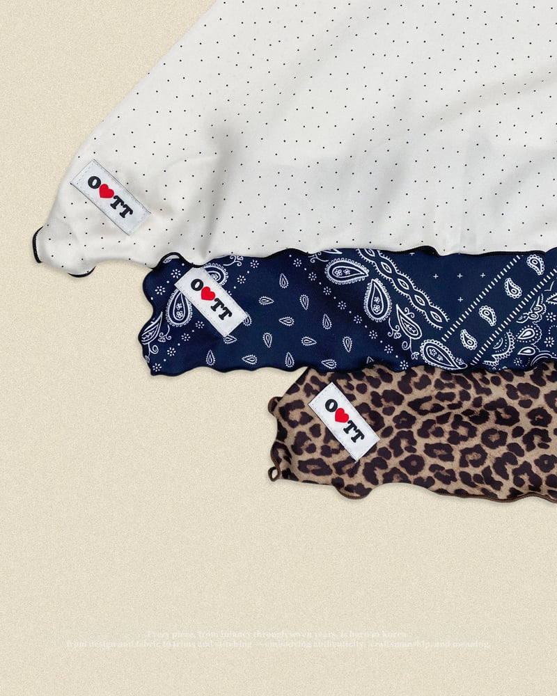 Oott Bebe - Korean Baby Fashion - #babygirlfashion - Point Scarf - 3