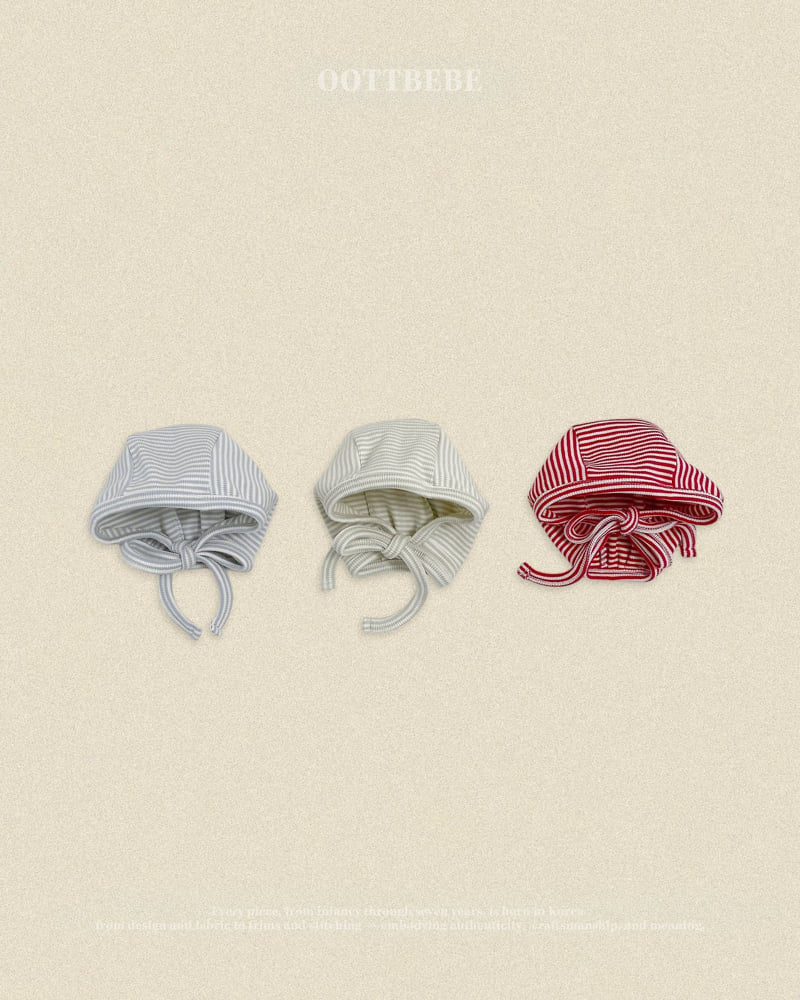 Oott Bebe - Korean Baby Fashion - #babygirlfashion - Vanilla Latte Bonnet (Bebe)