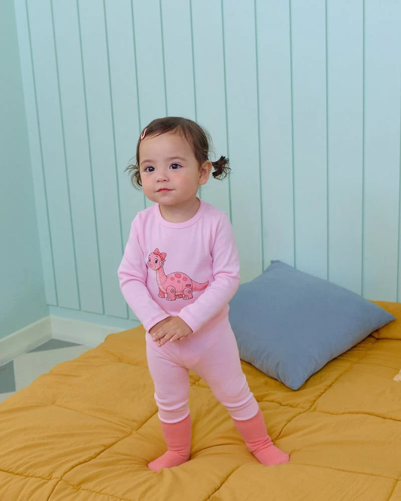 Oott Bebe - Korean Baby Fashion - #babylifestyle - Robot Dino Easywear - 11