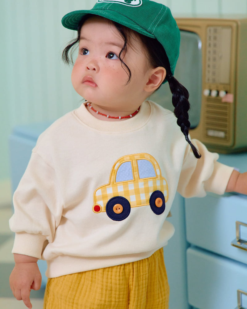 Oott Bebe - Korean Baby Fashion - #babylifestyle - Vroom Sweatshirt - 11