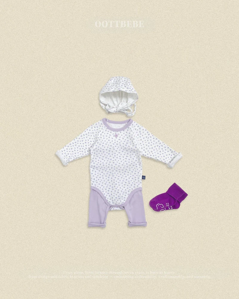 Oott Bebe - Korean Baby Fashion - #babylifestyle - Coco Flower Bonnet (Bebe) - 7