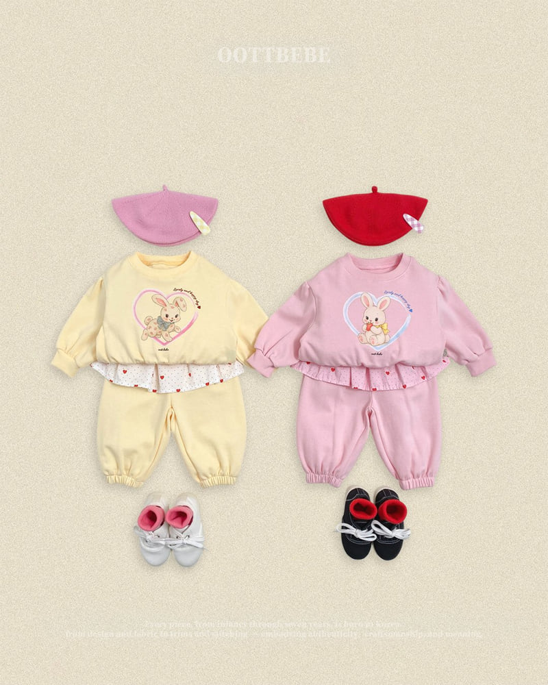 Oott Bebe - Korean Baby Fashion - #babylifestyle - Cute Rabbit Set