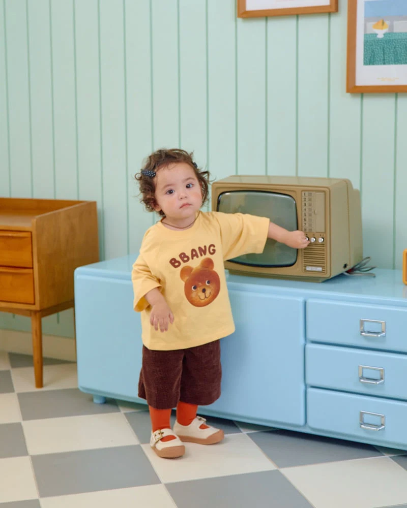 Oott Bebe - Korean Baby Fashion - #babylifestyle - Bread Raglan Tee (Kids) - 11