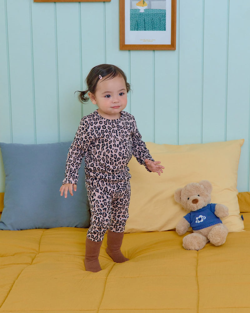 Oott Bebe - Korean Baby Fashion - #babyoninstagram - Little Leopard Easywear - 8