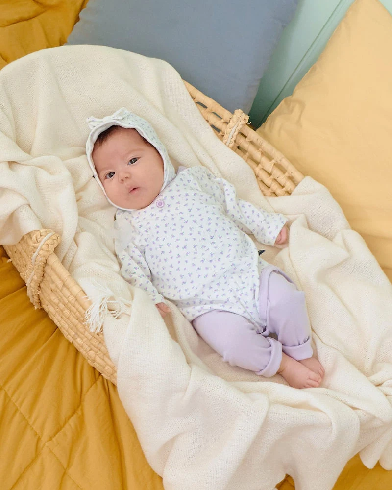Oott Bebe - Korean Baby Fashion - #babyoninstagram - Coco Flower Bodysuit (Bebe) - 7