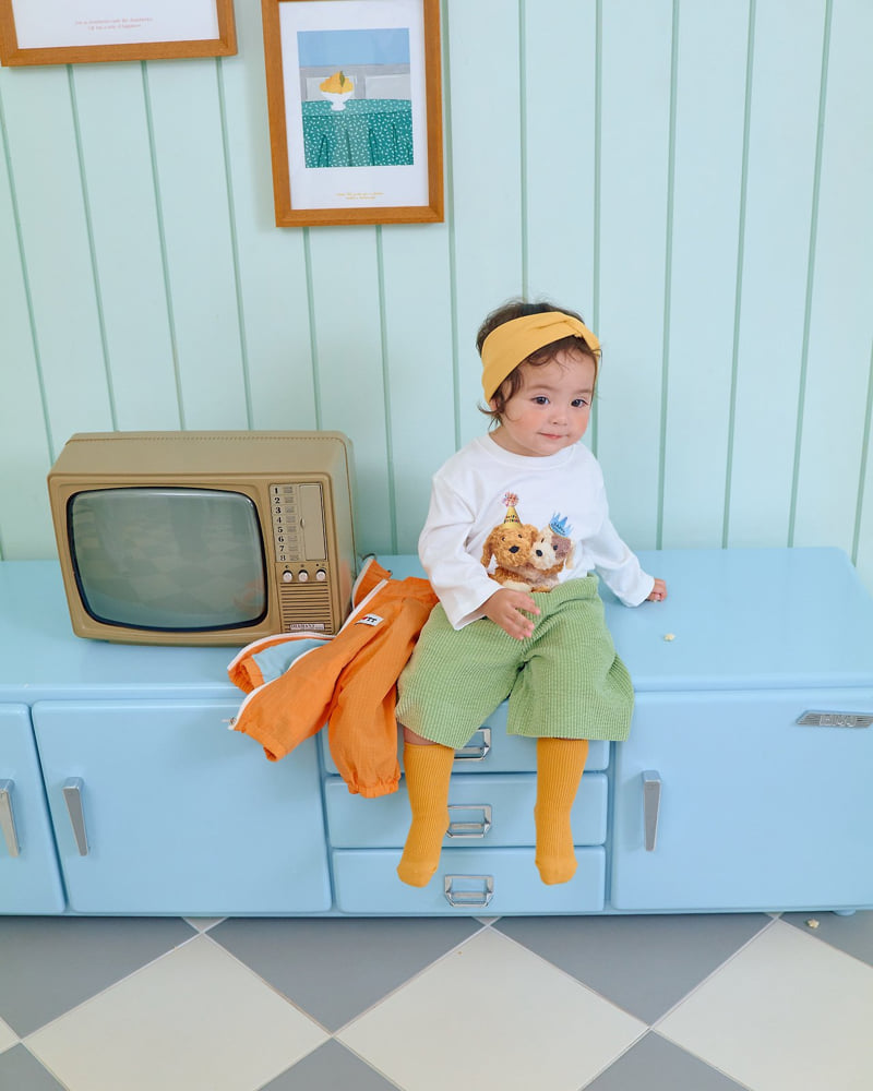 Oott Bebe - Korean Baby Fashion - #babyoninstagram - Big Corduroy Pants - 11