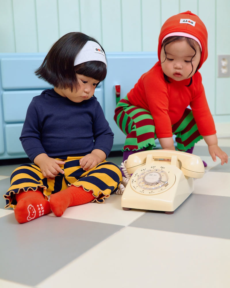 Oott Bebe - Korean Baby Fashion - #babyootd - Retro Hooded Slim Tee - 11