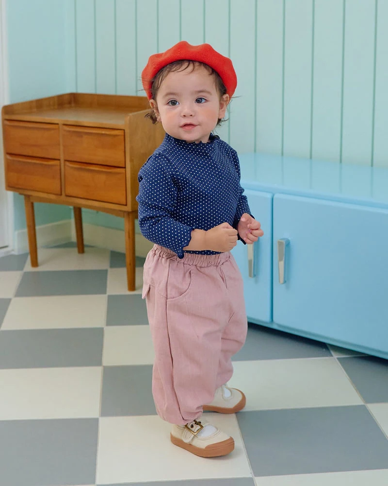 Oott Bebe - Korean Baby Fashion - #babyootd - Hip Slub Pants - 6
