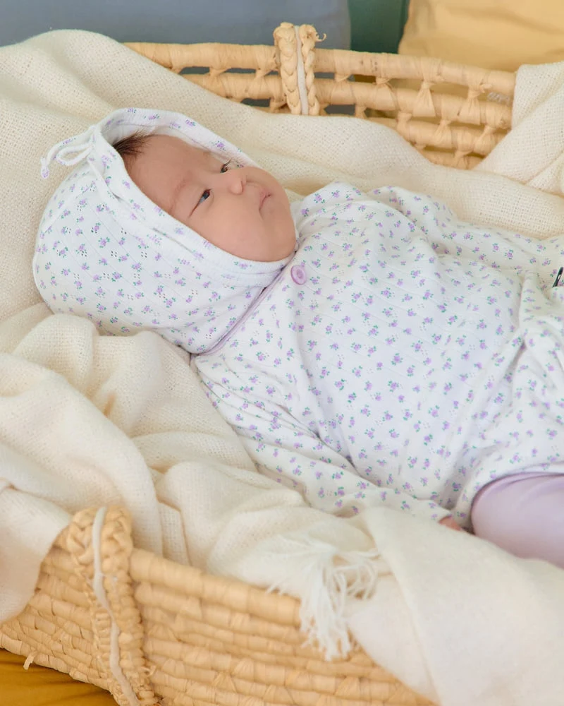 Oott Bebe - Korean Baby Fashion - #babyootd - Coco Flower Bodysuit (Bebe) - 8