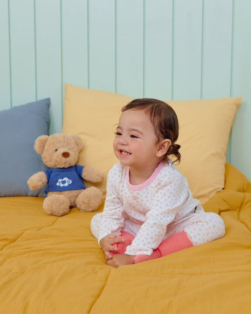 Oott Bebe - Korean Baby Fashion - #babyootd - Coco Flower Easywear - 7