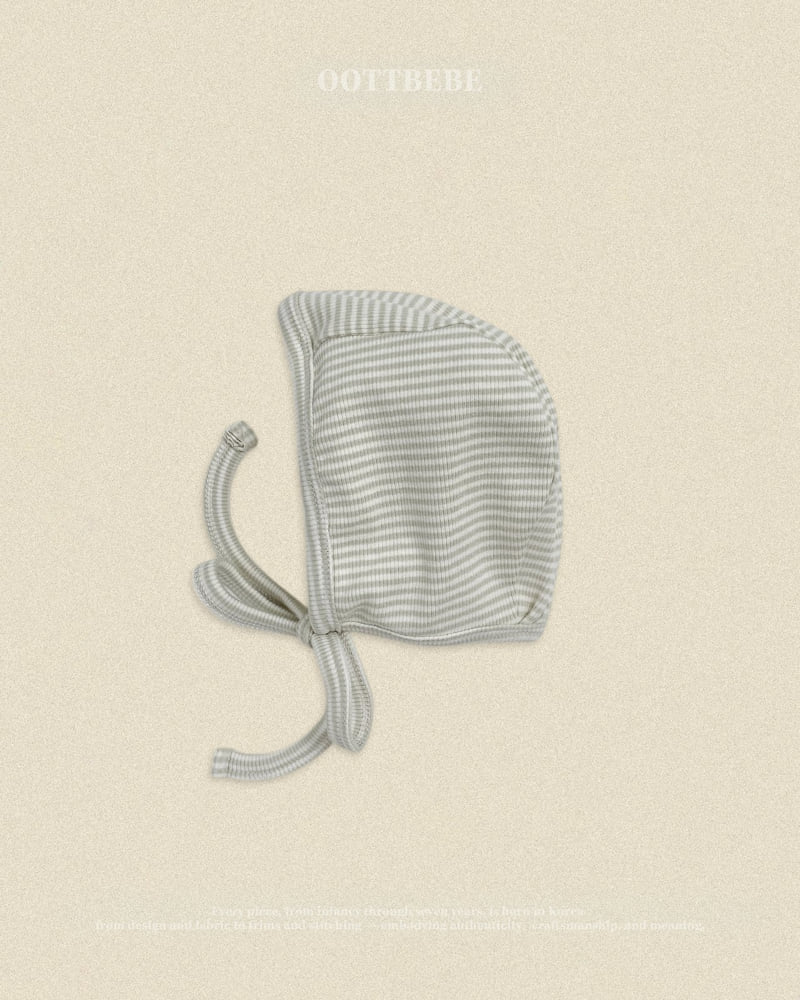Oott Bebe - Korean Baby Fashion - #babyoninstagram - Vanilla Latte Bonnet (Bebe) - 4