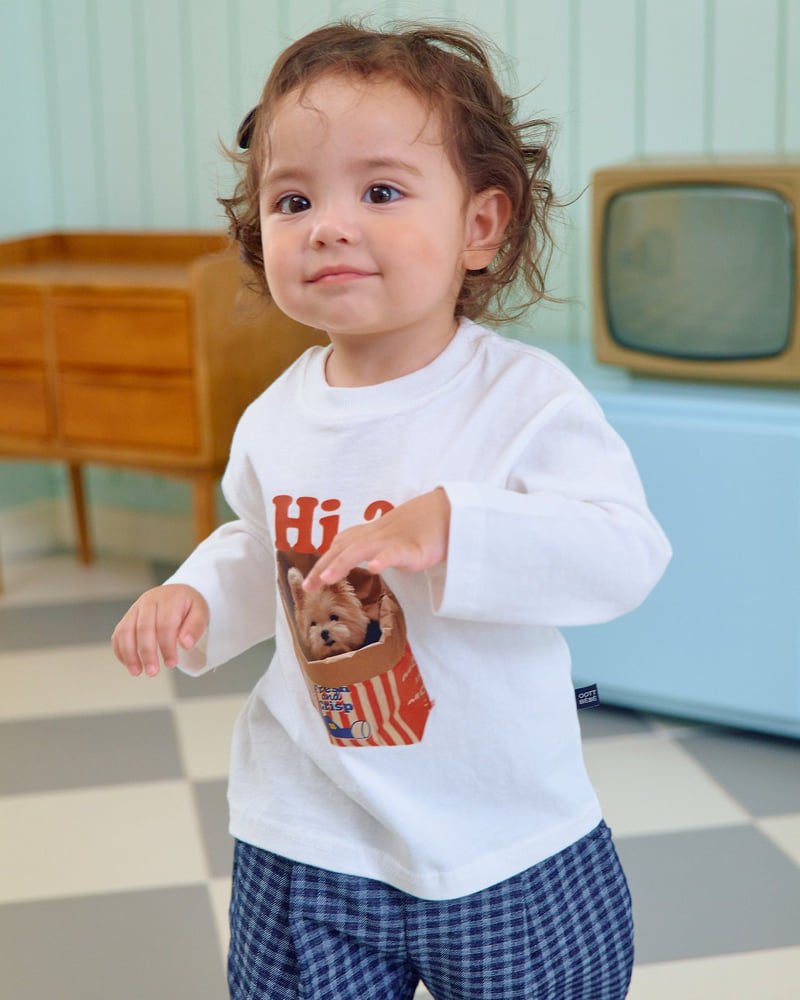 Oott Bebe - Korean Baby Fashion - #babyoutfit - Puppy Series Tee (Kids) - 6