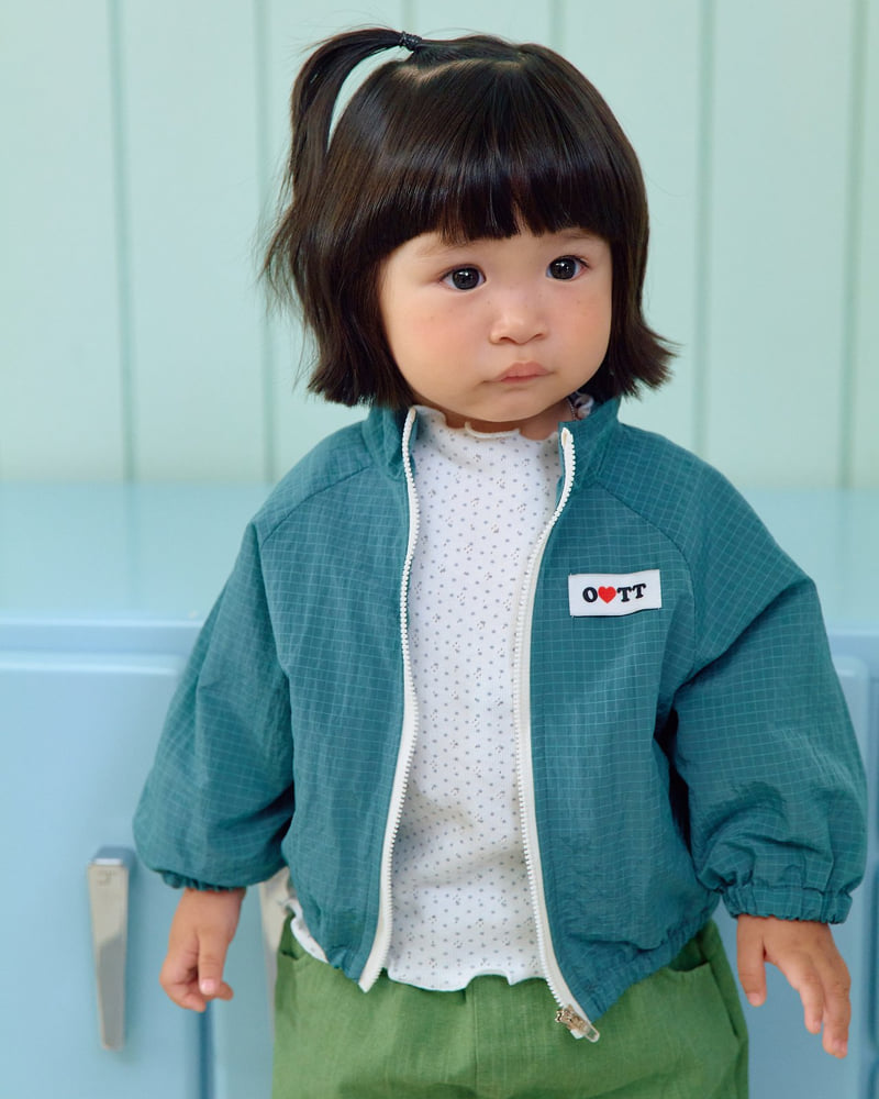 Oott Bebe - Korean Baby Fashion - #babyoutfit - Dot Wave Tee - 8