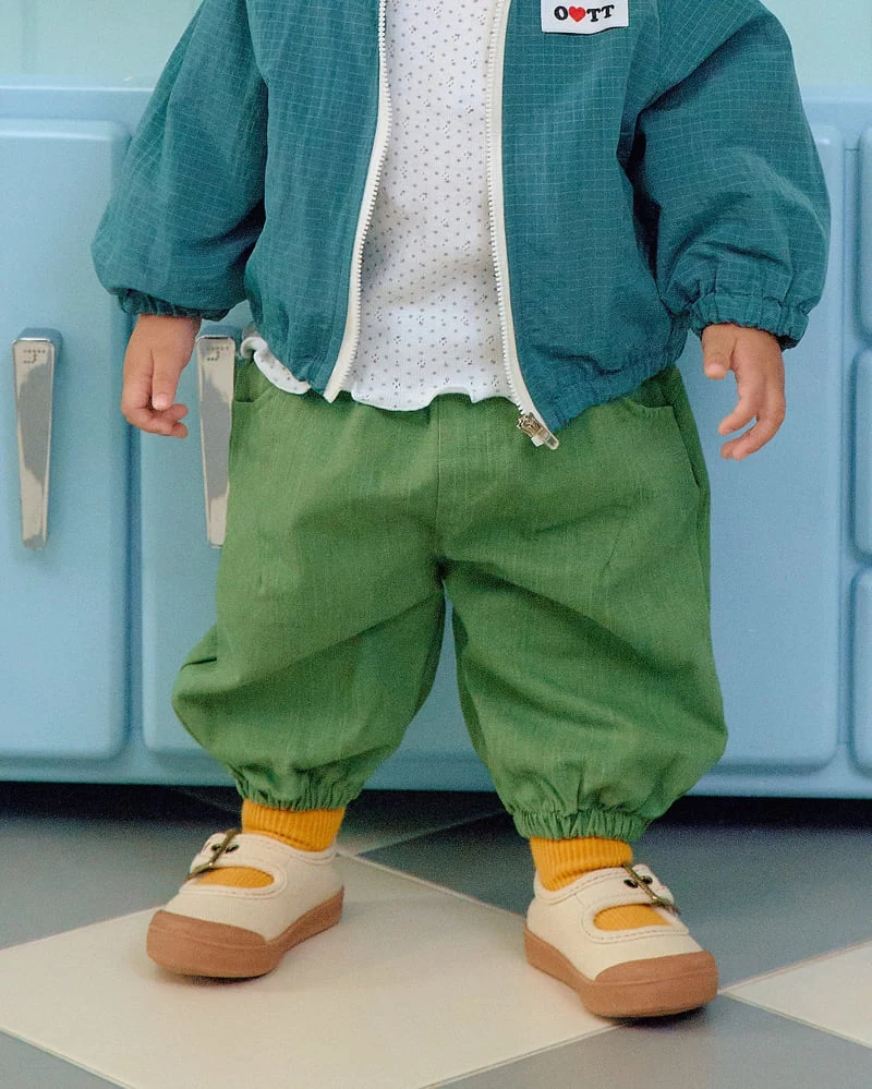 Oott Bebe - Korean Baby Fashion - #babyoutfit - Hip Slub Pants - 7