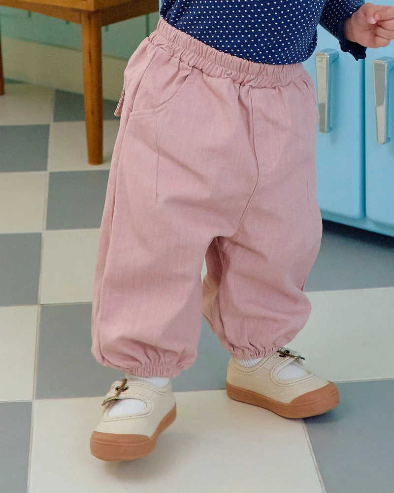 Oott Bebe - Korean Baby Fashion - #babyoutfit - Hip Slub Pants - 8